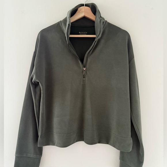 Athleta Women’s 3/4 Zip-Up - Picture 1 of 5